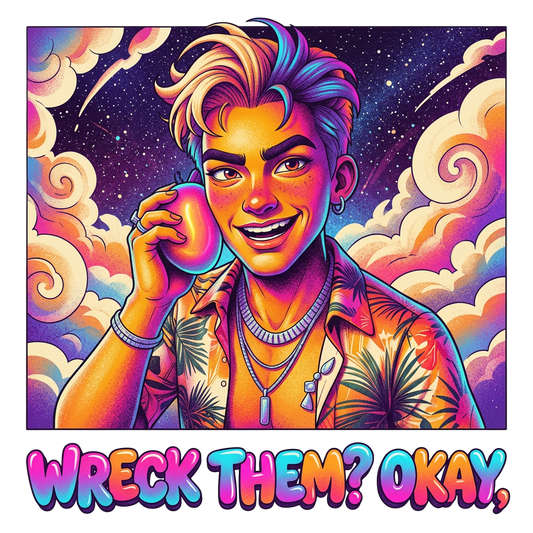 WRECK THEM? OKAY,