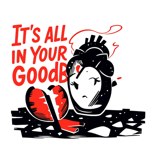 A Boy Brushed Red Living In Black And White