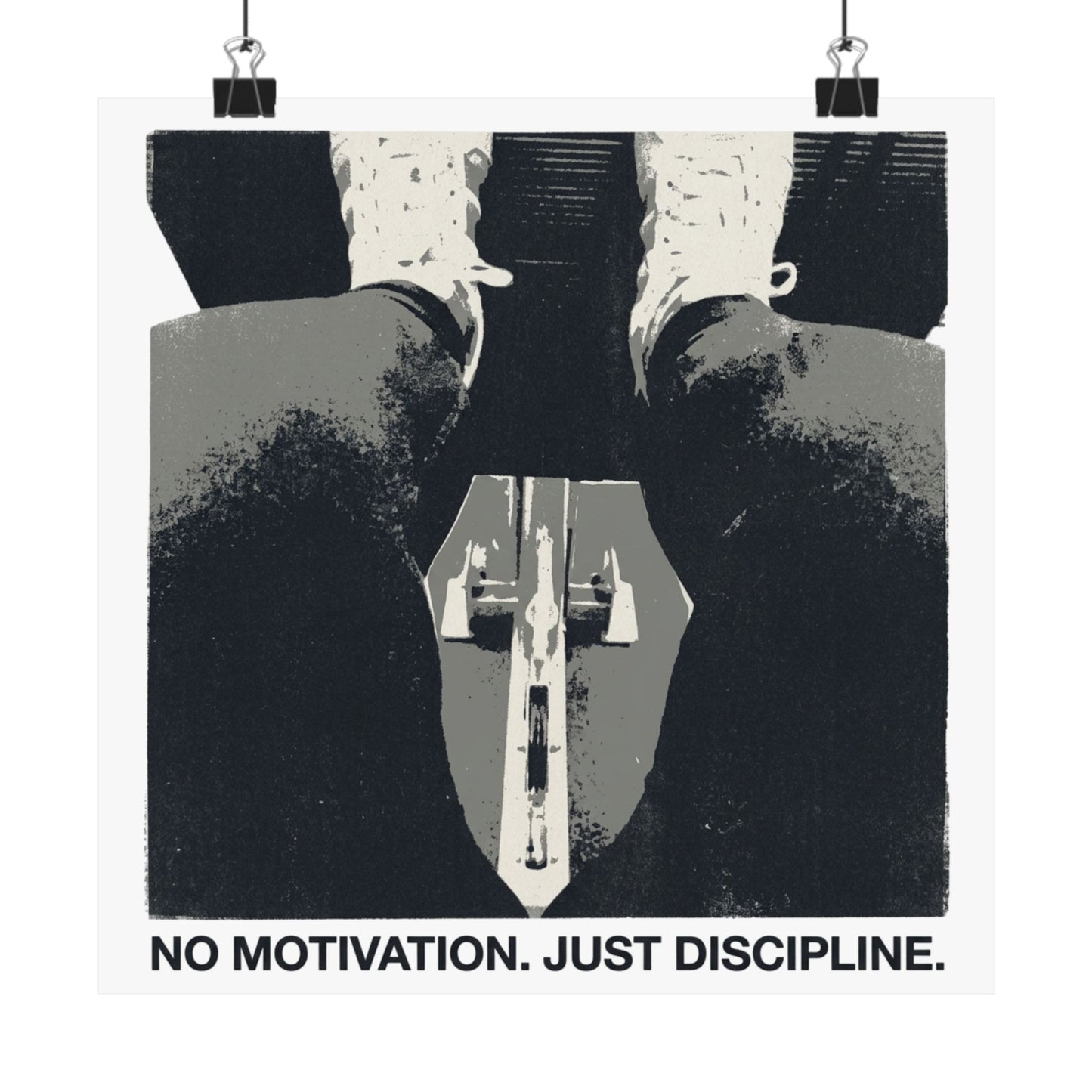 No motivation. Just discipline.