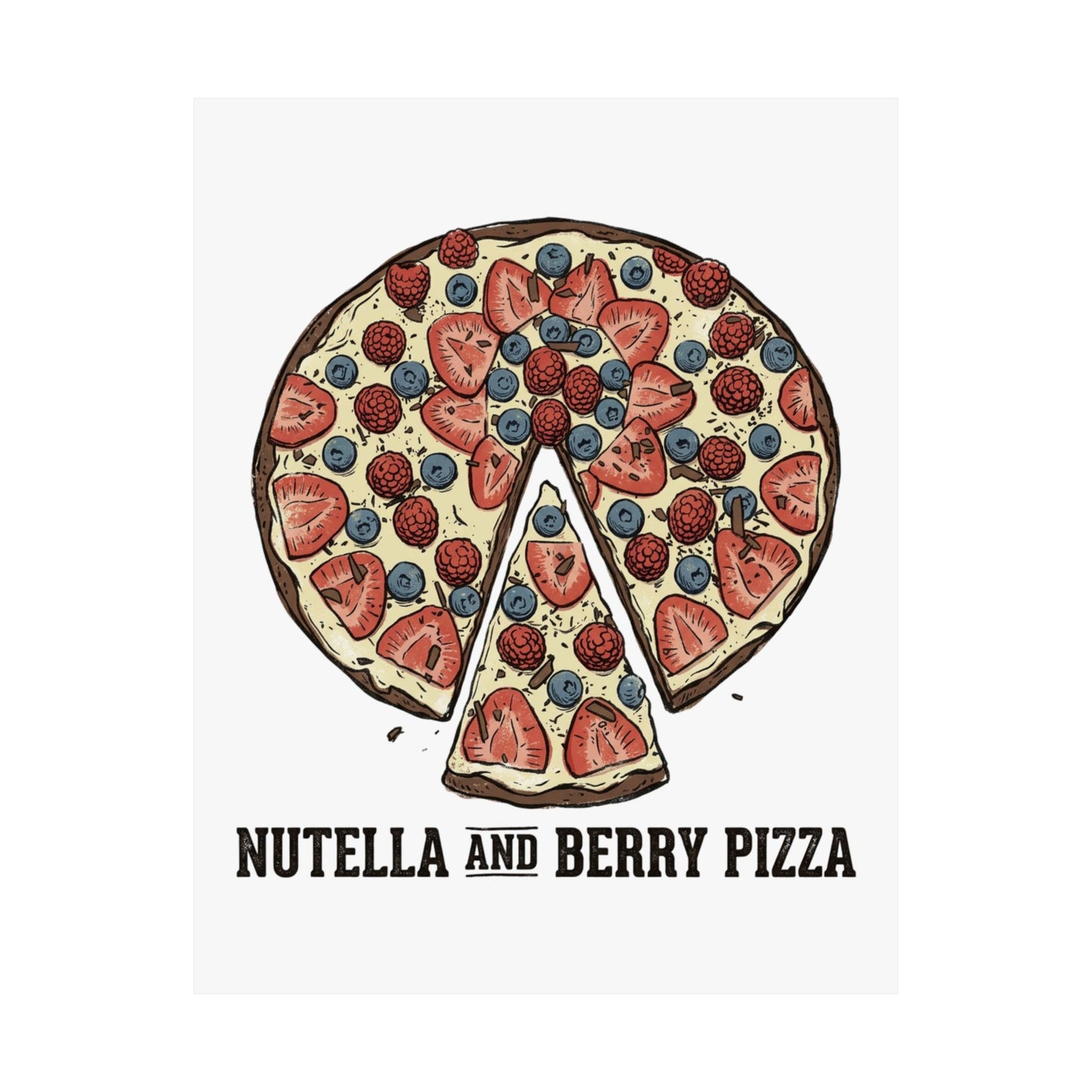 Nutella and Berry Pizza
