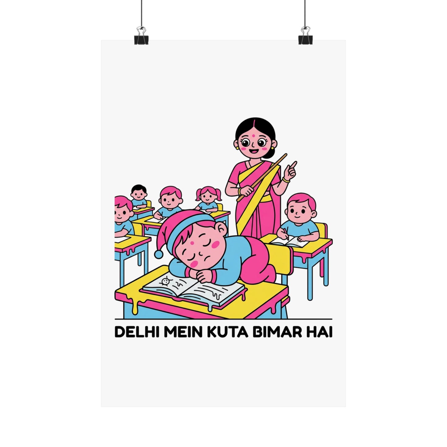 Delhi mein kuta bimar hai