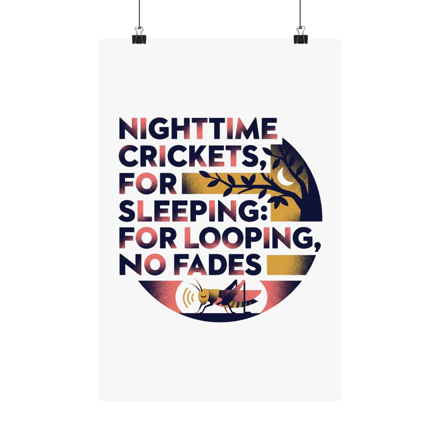Nighttime Crickets, For Sleeping: For Looping, No Fades