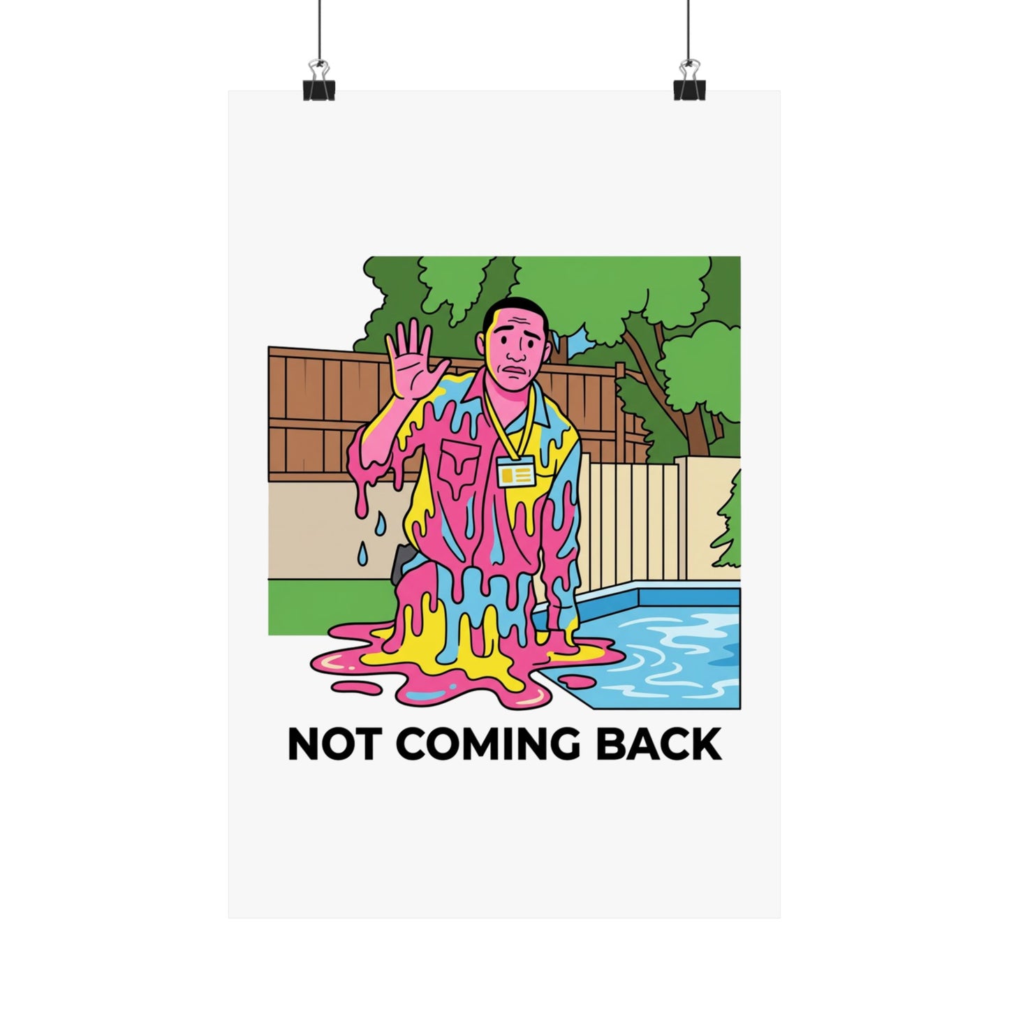 Not coming back