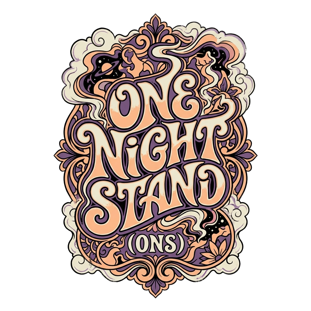 ONE NiGHT STAND (ONS) — Electric Psychedelic Poster Print