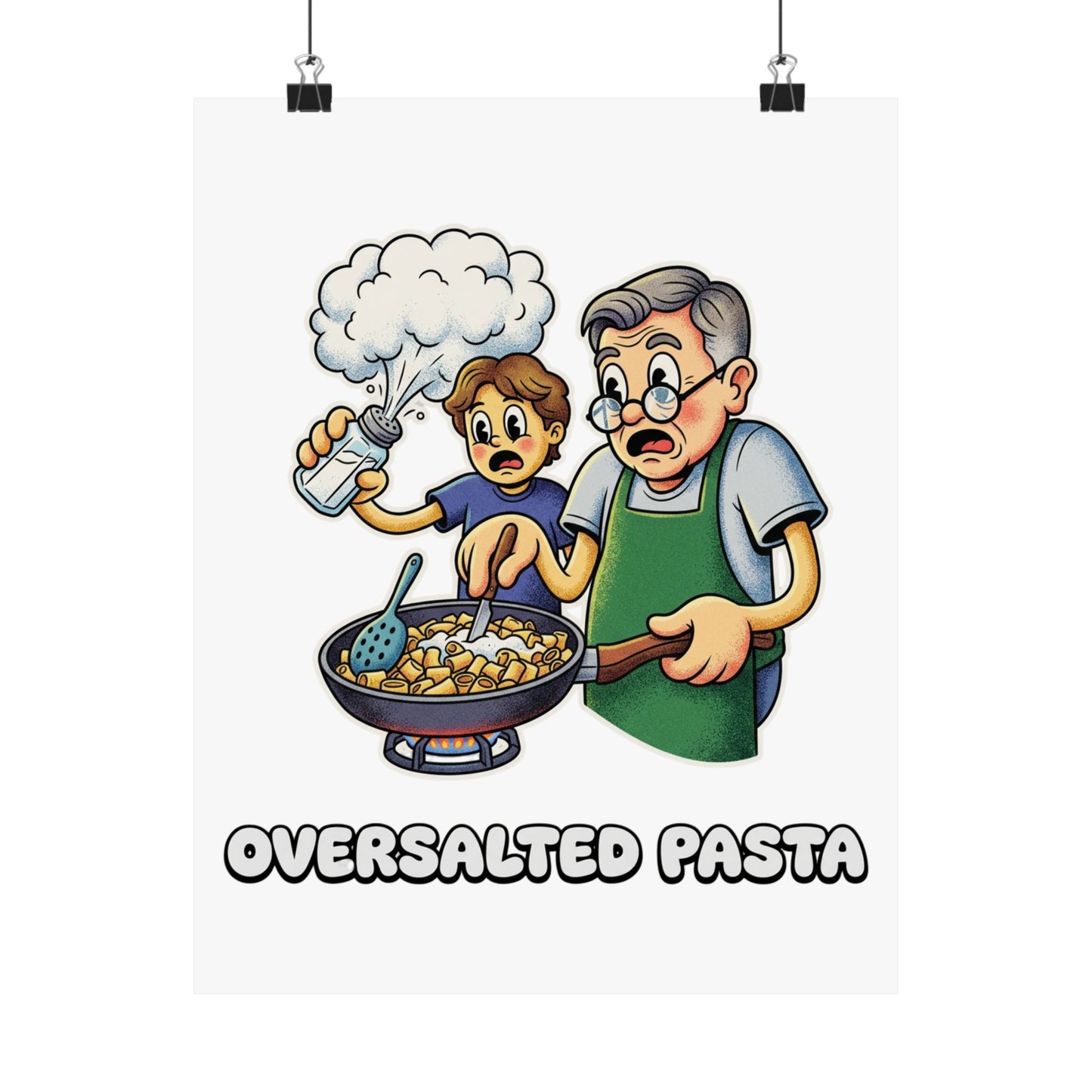 oversalted pasta
