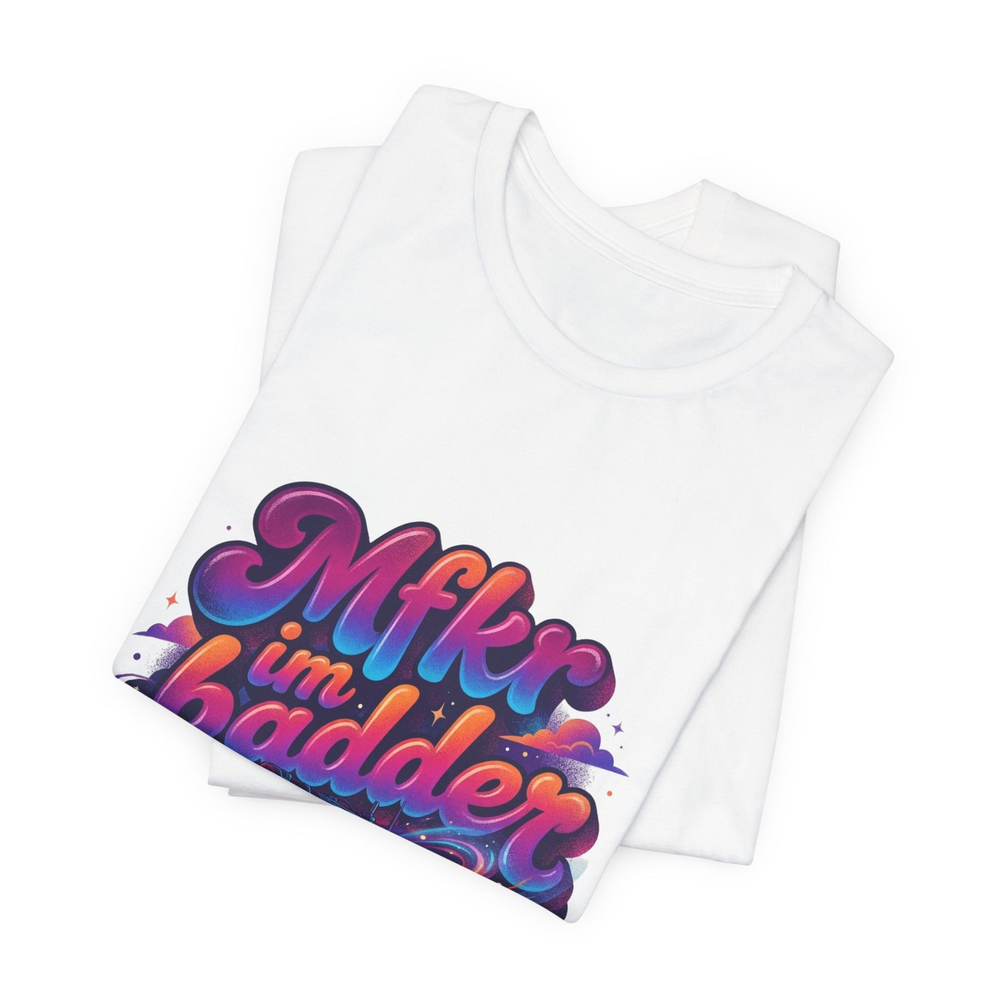 Mfkr im badder — Retro Cosmic Pop Illustration