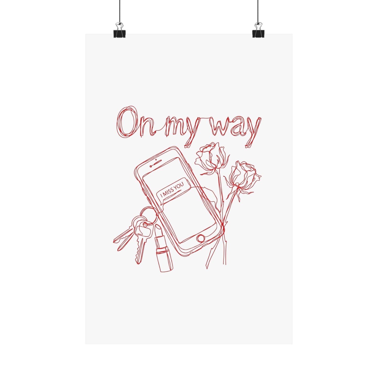 On my way