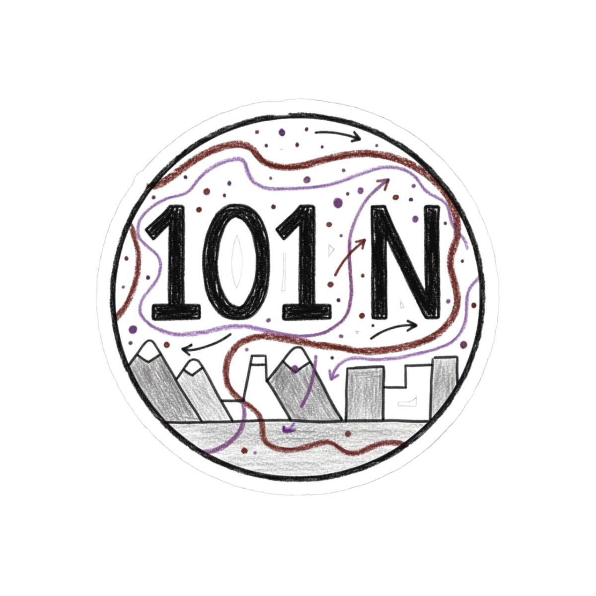 101 N