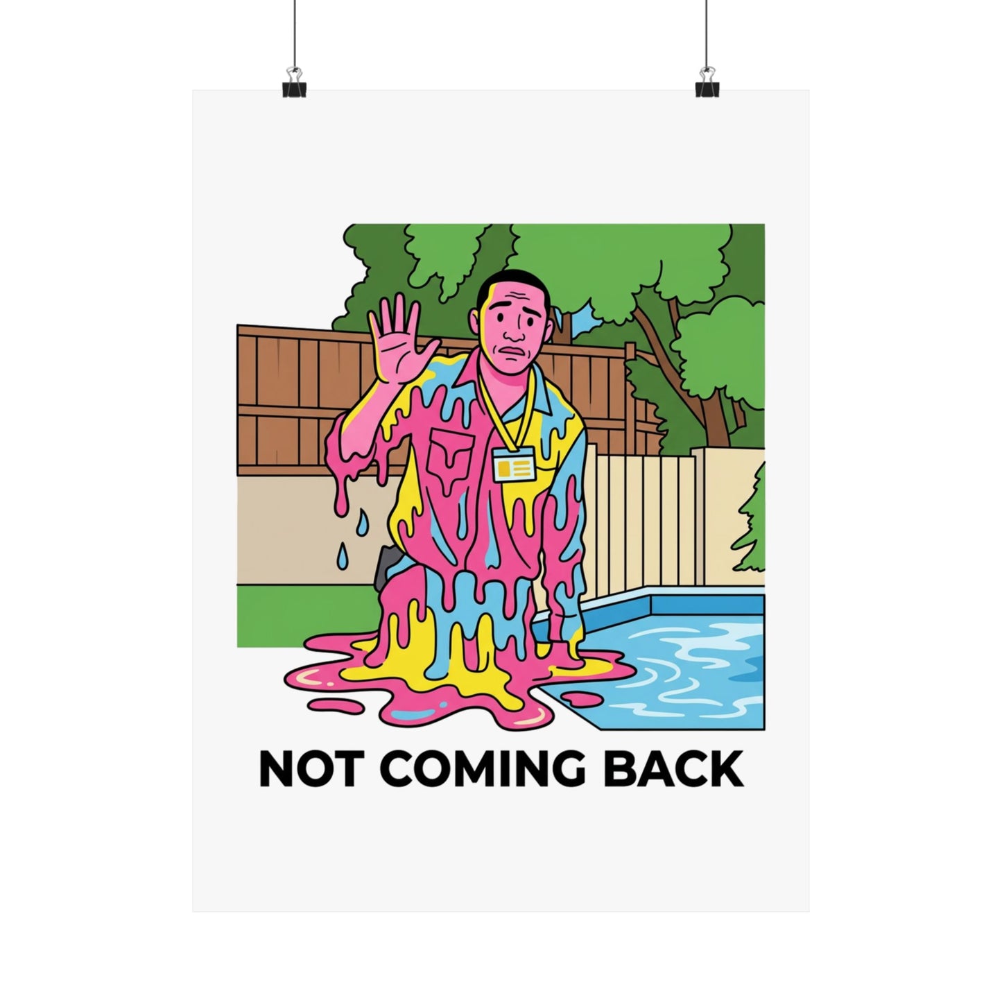 Not coming back