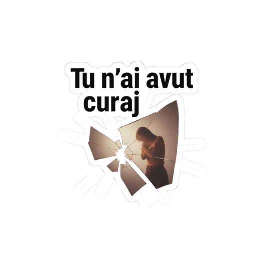 Tu n-ai avut curaj