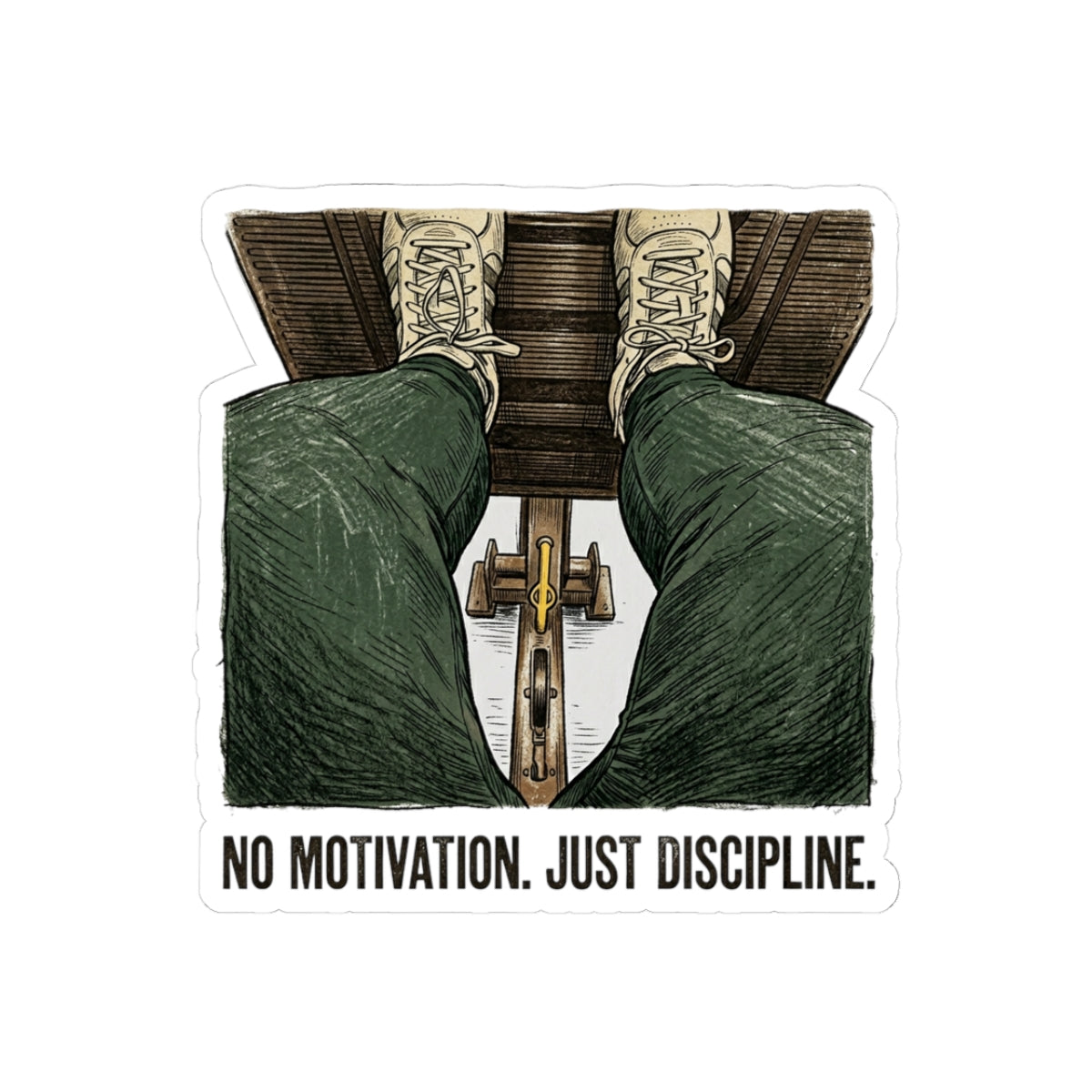 No motivation. Just discipline.