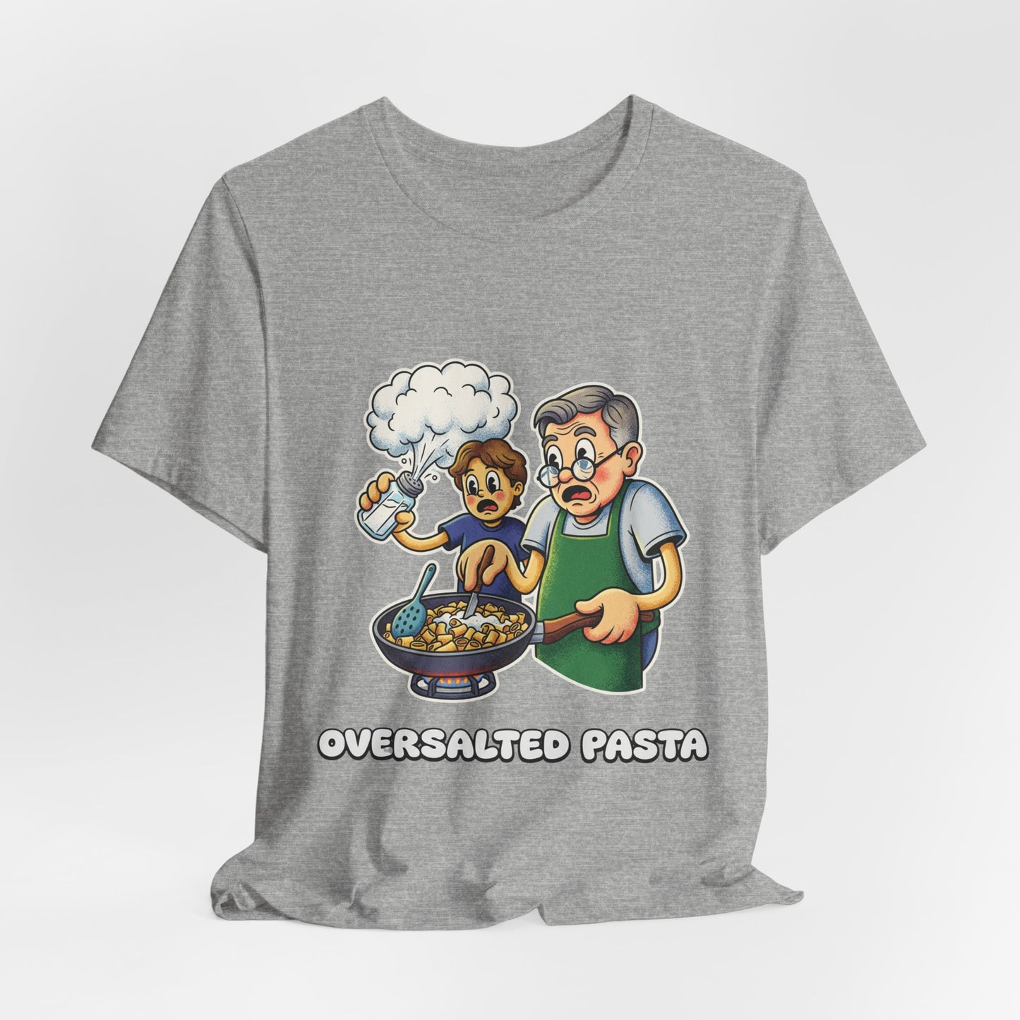 oversalted pasta