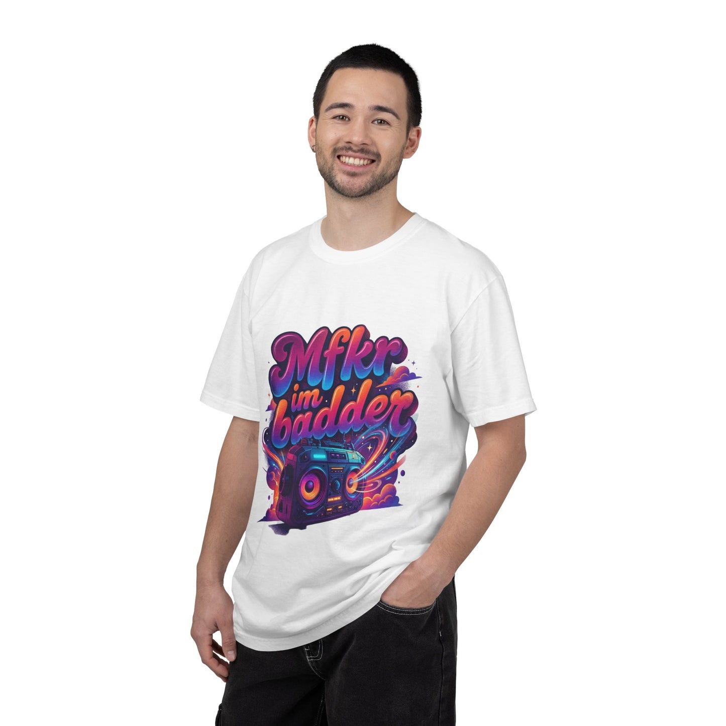 Mfkr im badder — Retro Cosmic Pop Illustration