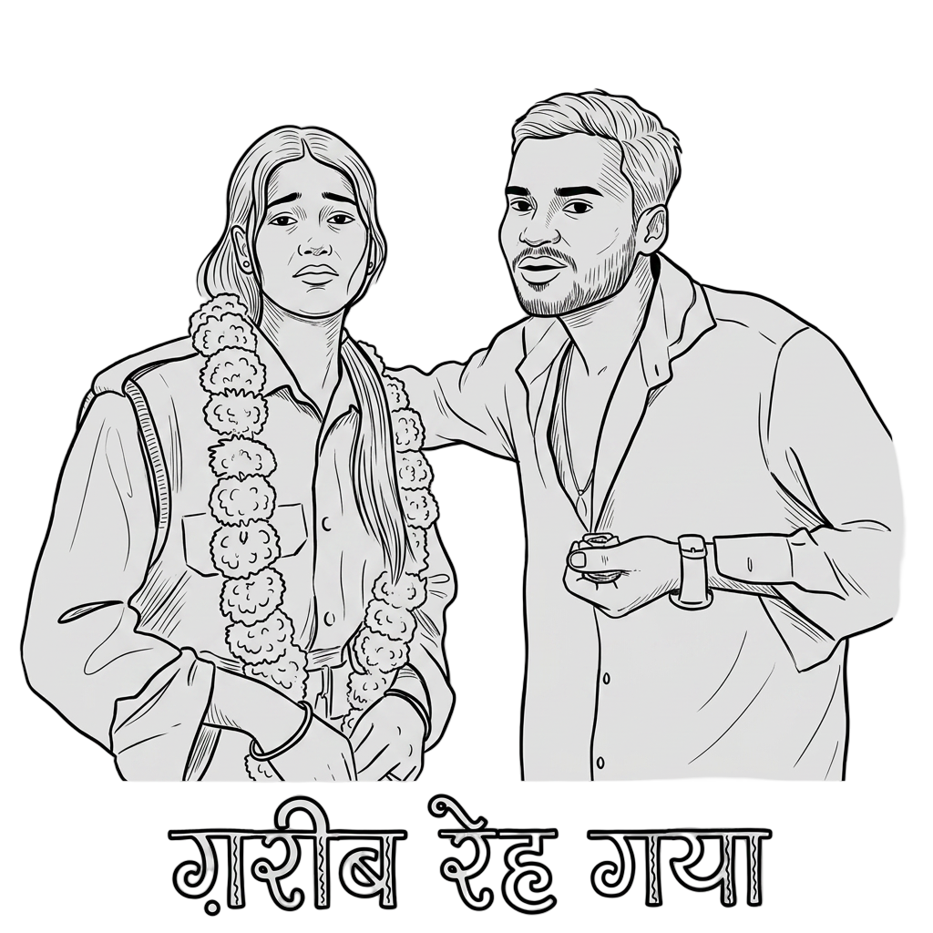 ग़रीब रेह गया