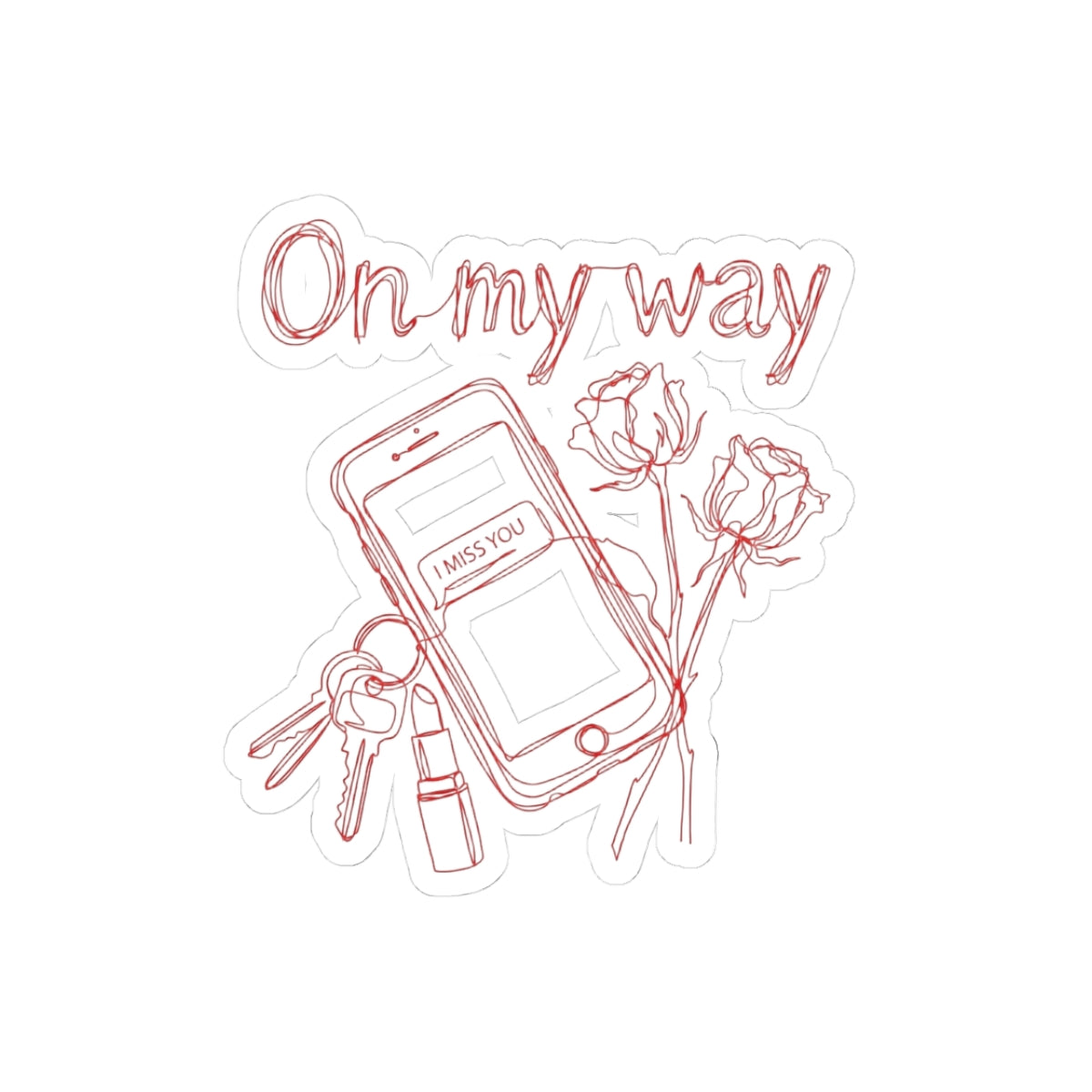 On my way
