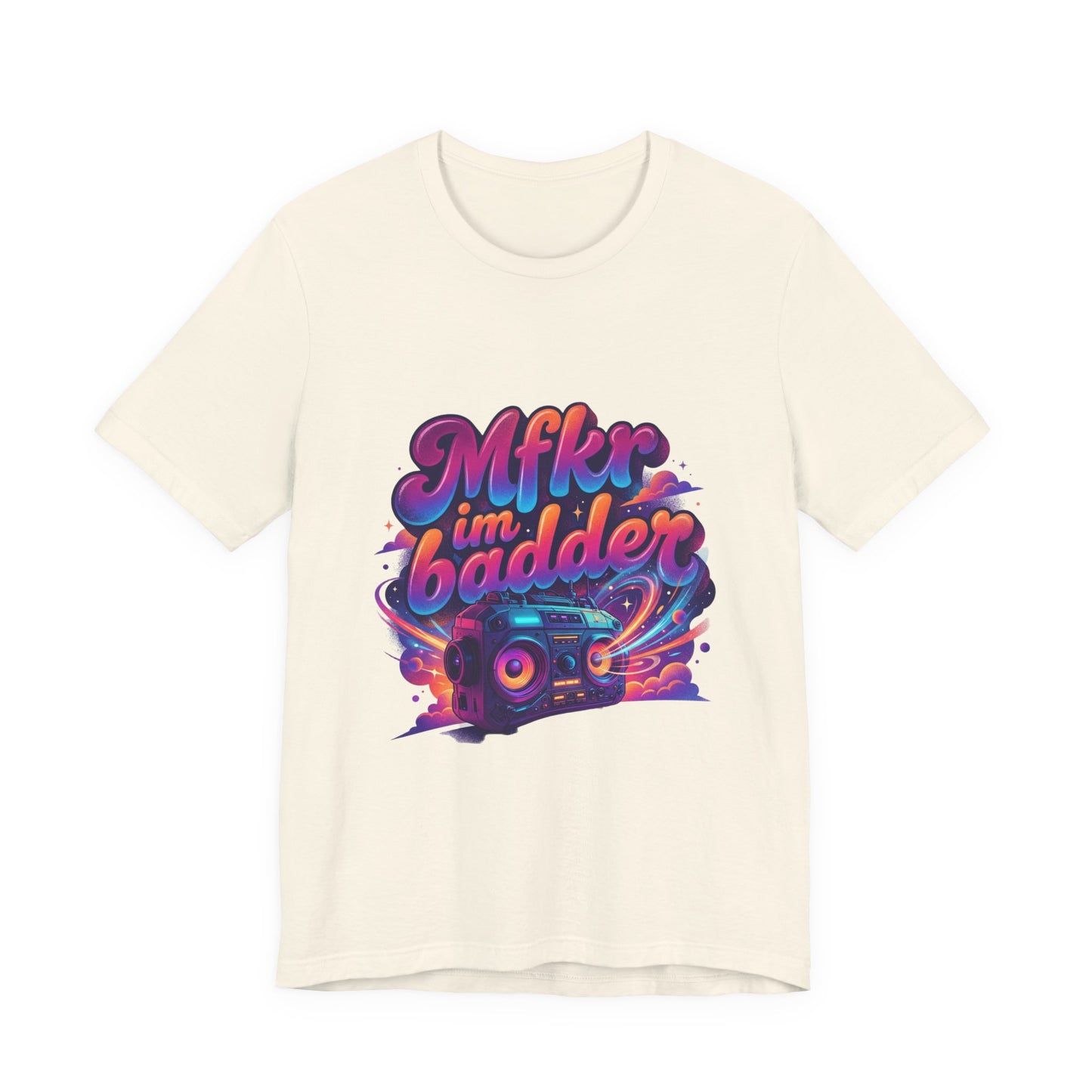 Mfkr im badder — Retro Cosmic Pop Illustration