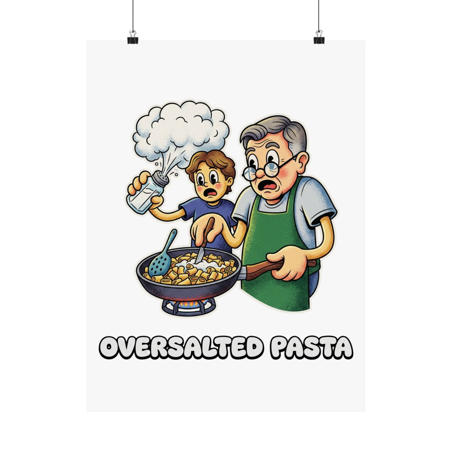 oversalted pasta