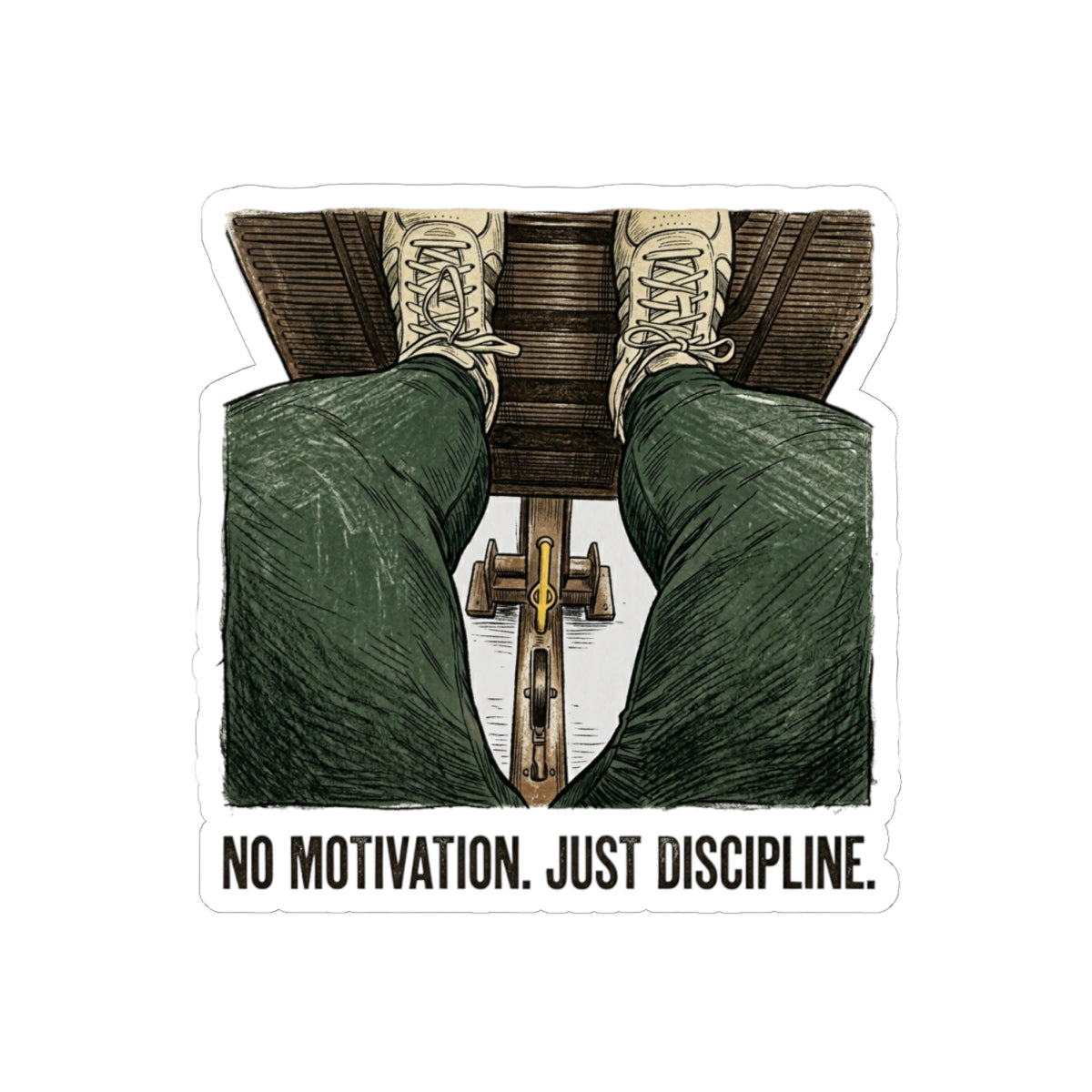 No motivation. Just discipline.