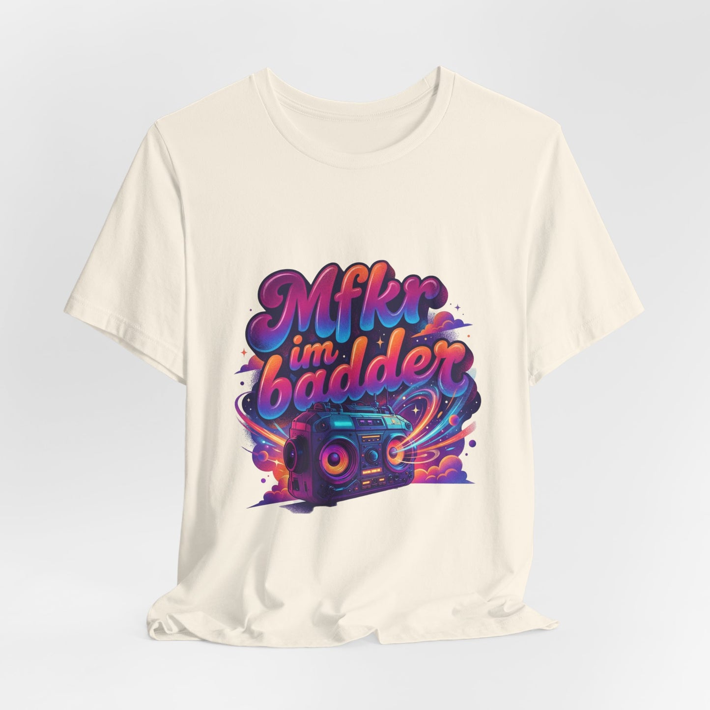 Mfkr im badder — Retro Cosmic Pop Illustration