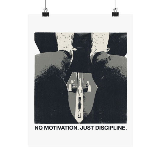 No motivation. Just discipline.