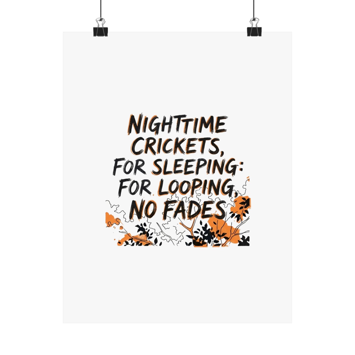 Nighttime Crickets, For Sleeping: For Looping, No Fades