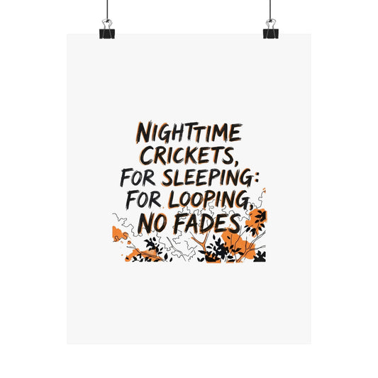 Nighttime Crickets, For Sleeping: For Looping, No Fades