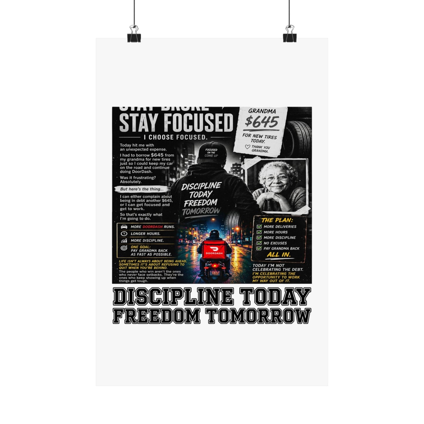 Discipline Today Freedom Tomorrow