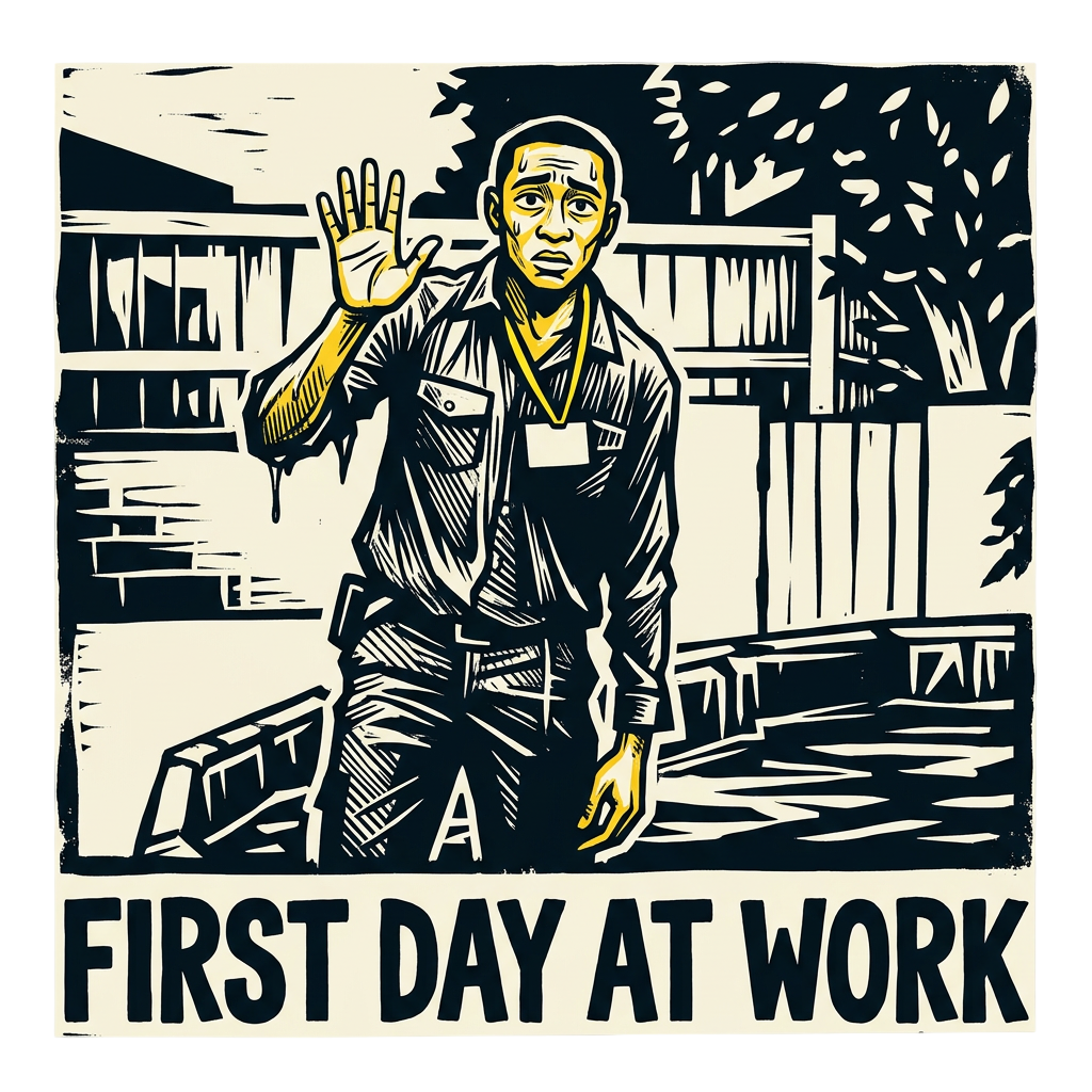 First day at work