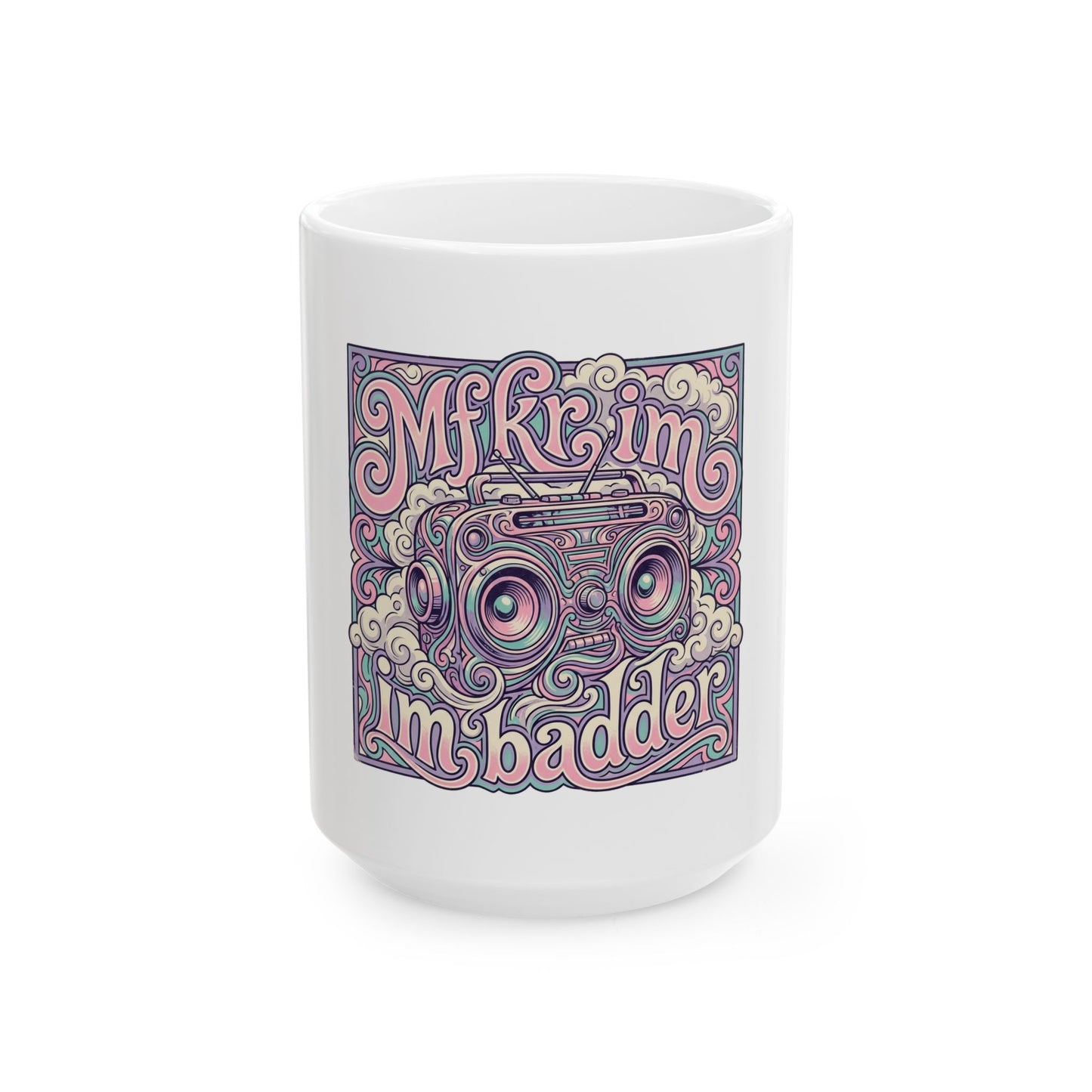 Mfkr im badder — Electric Psychedelic Poster Print
