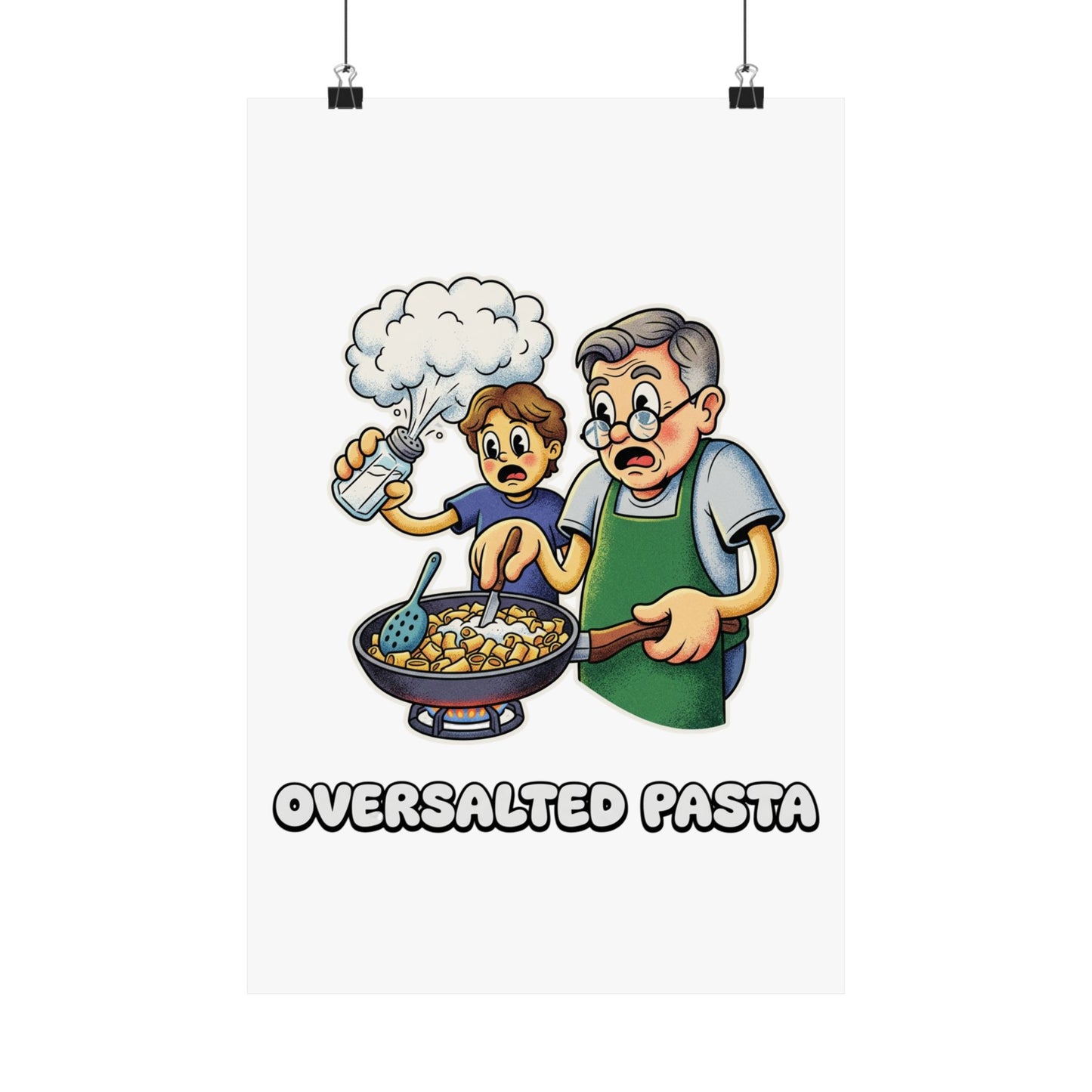 oversalted pasta