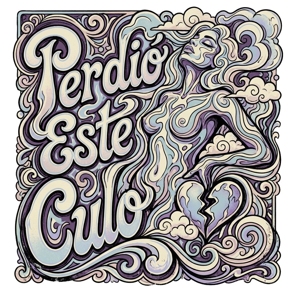 Perdió Este Culo — Electric Psychedelic Poster Print