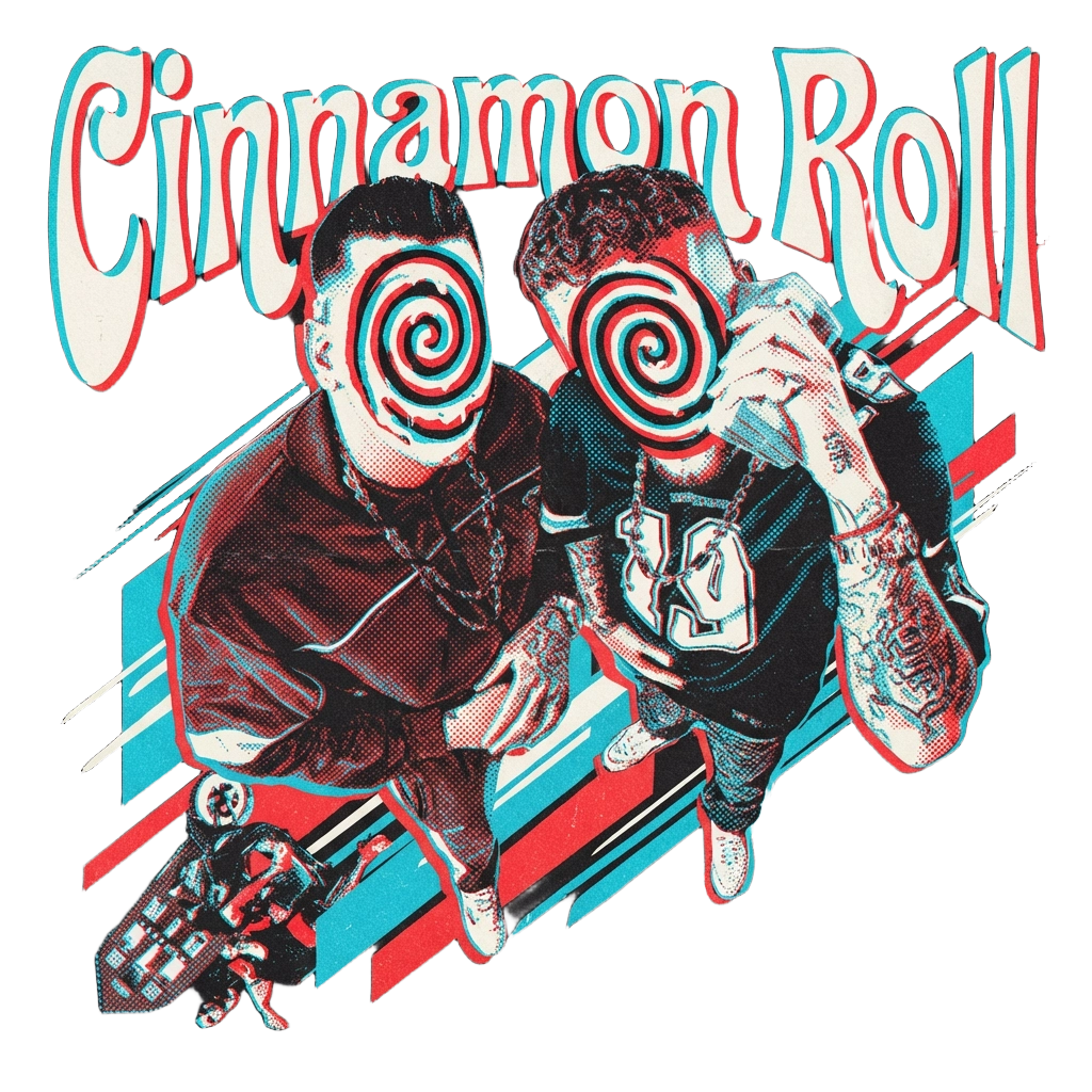 Cinnamon Roll — Vintage Rock Tour Risograph