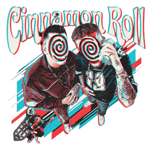 Cinnamon Roll — Vintage Rock Tour Risograph