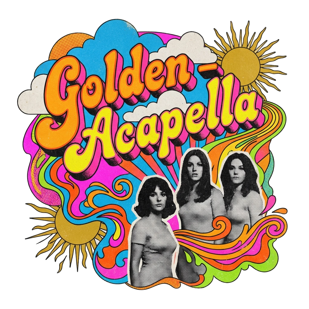 Golden - Acapella — Festival Poster Maximalist