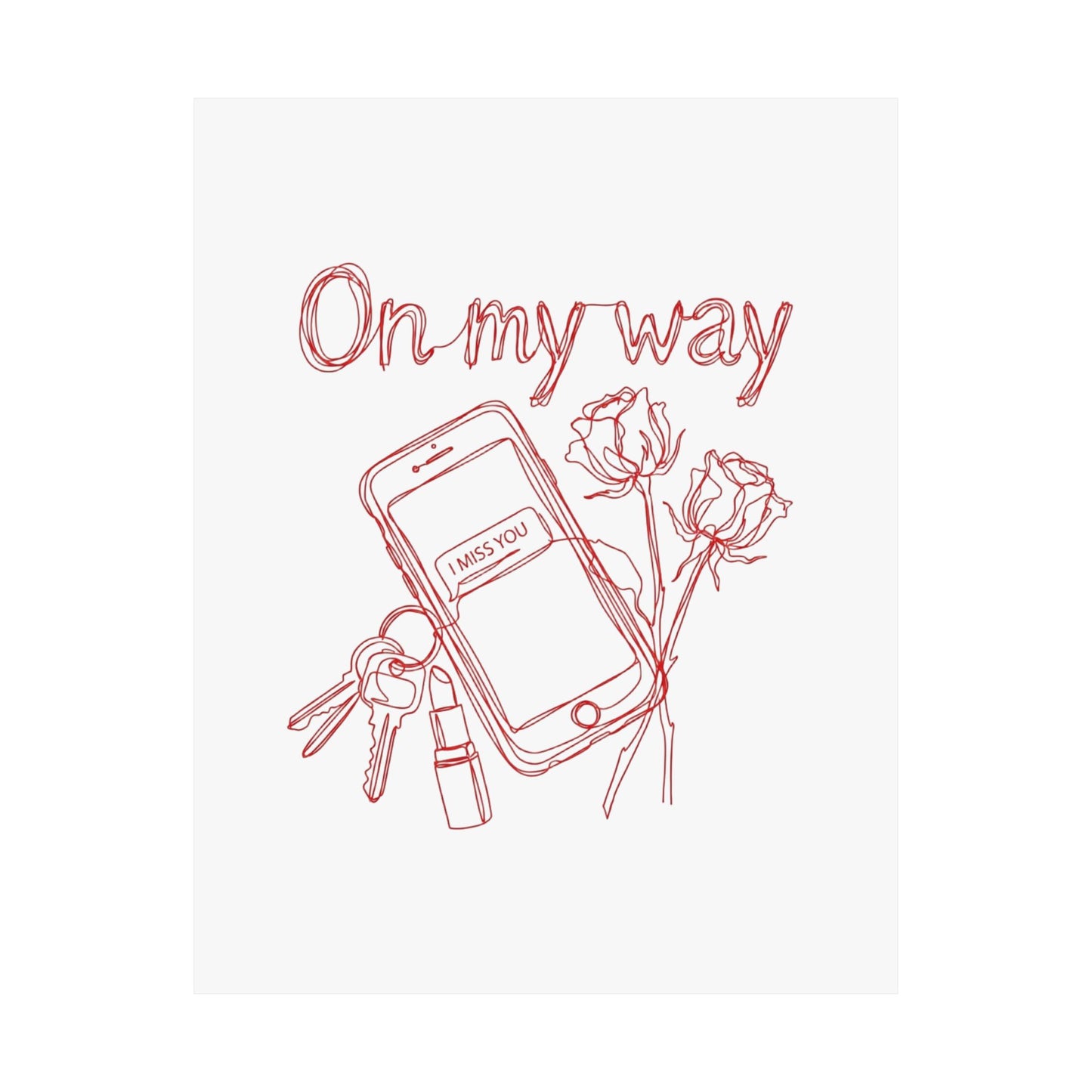 On my way