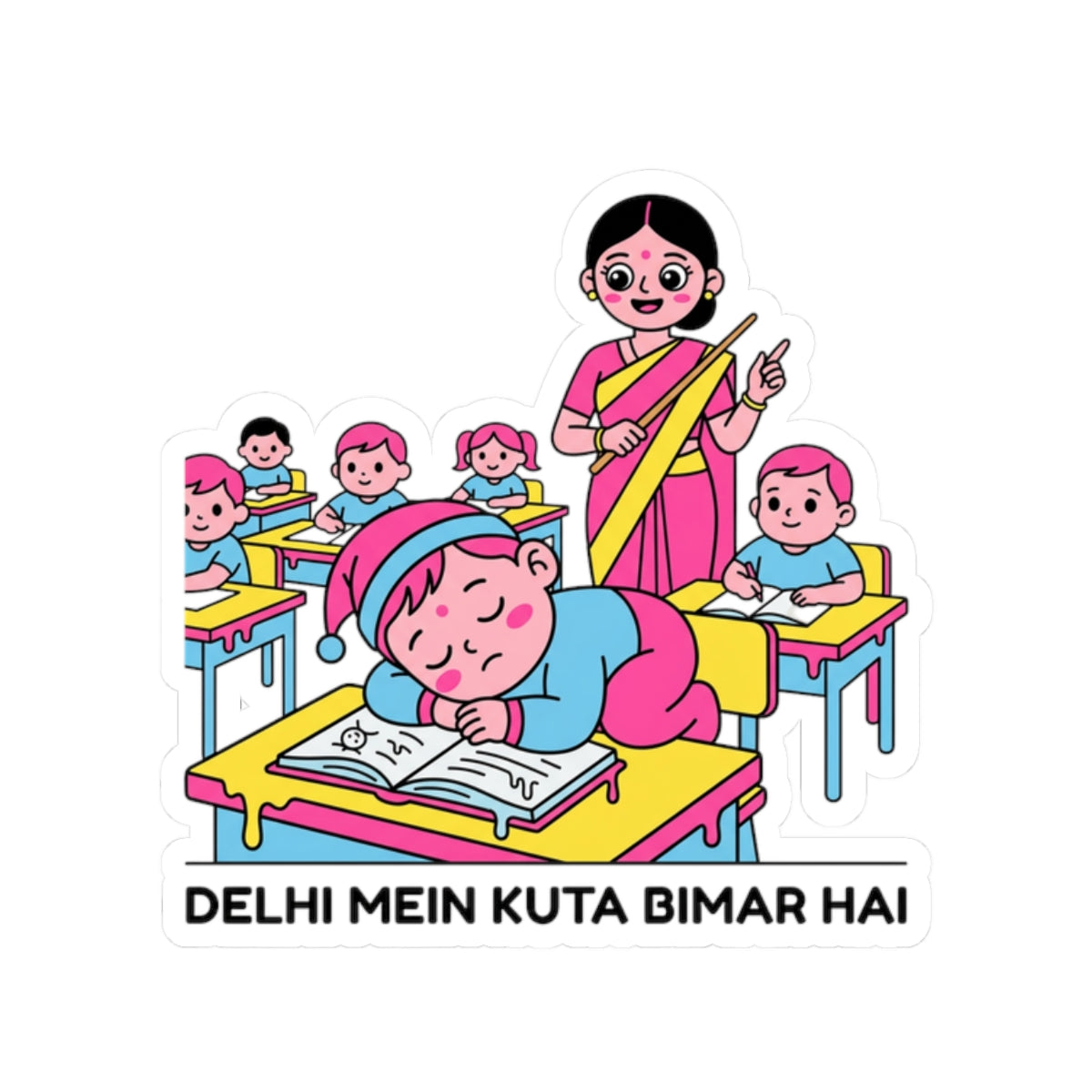 Delhi mein kuta bimar hai