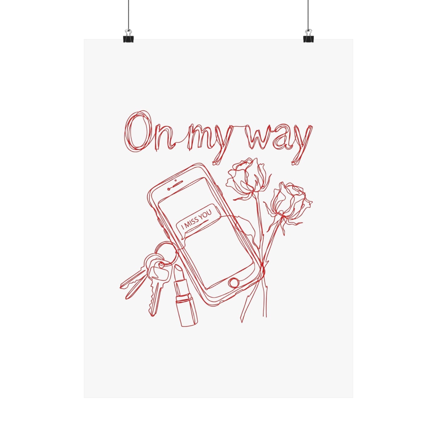 On my way