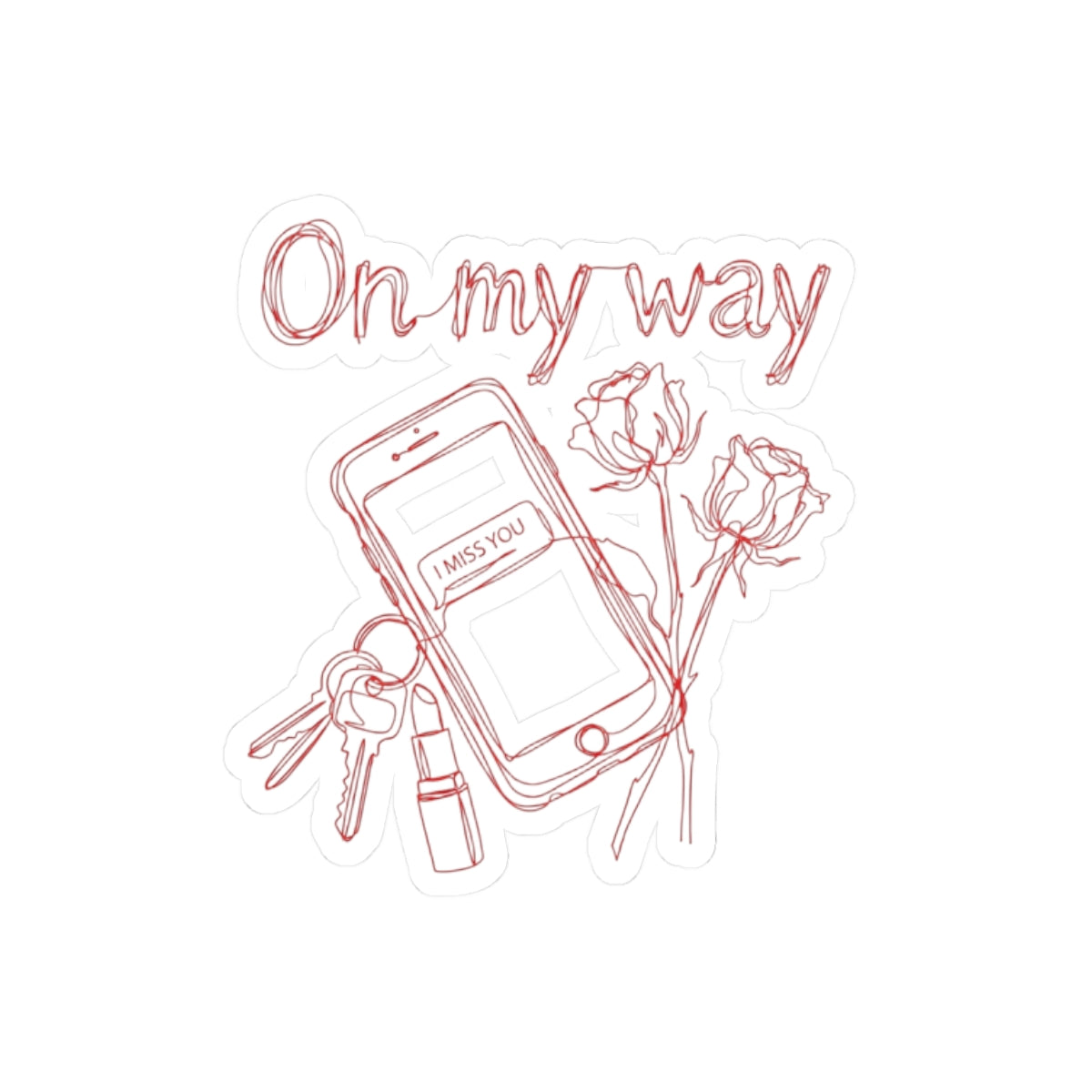 On my way
