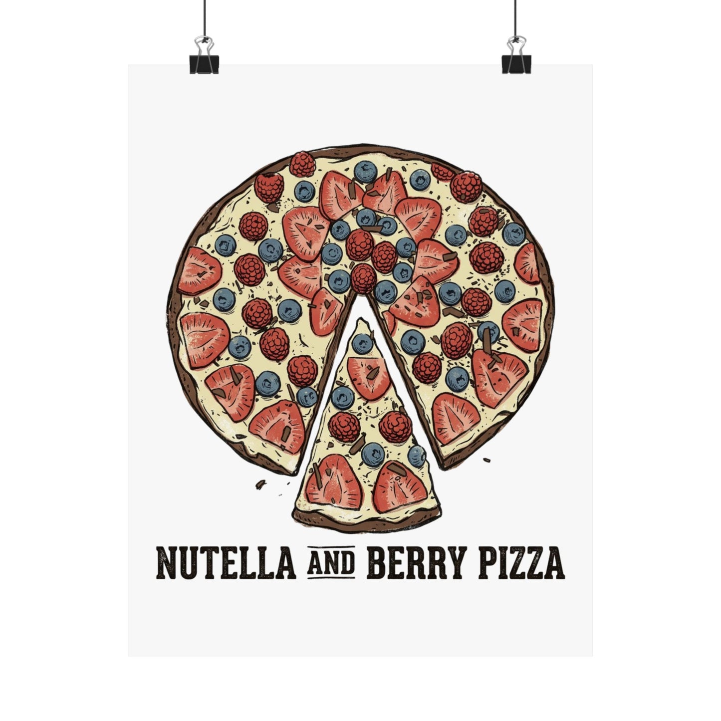 Nutella and Berry Pizza