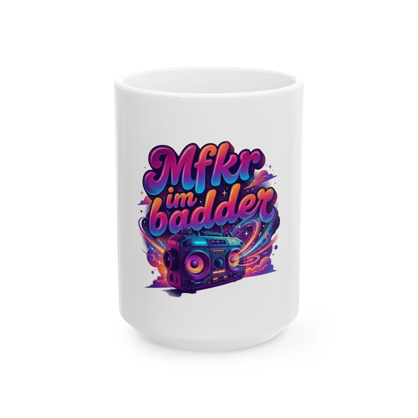 Mfkr im badder — Retro Cosmic Pop Illustration