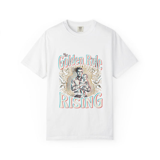 The Golden Rule Rising — Vintage Rock Tour Risograph