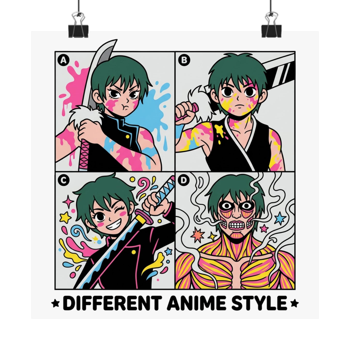 Different Anime Style
