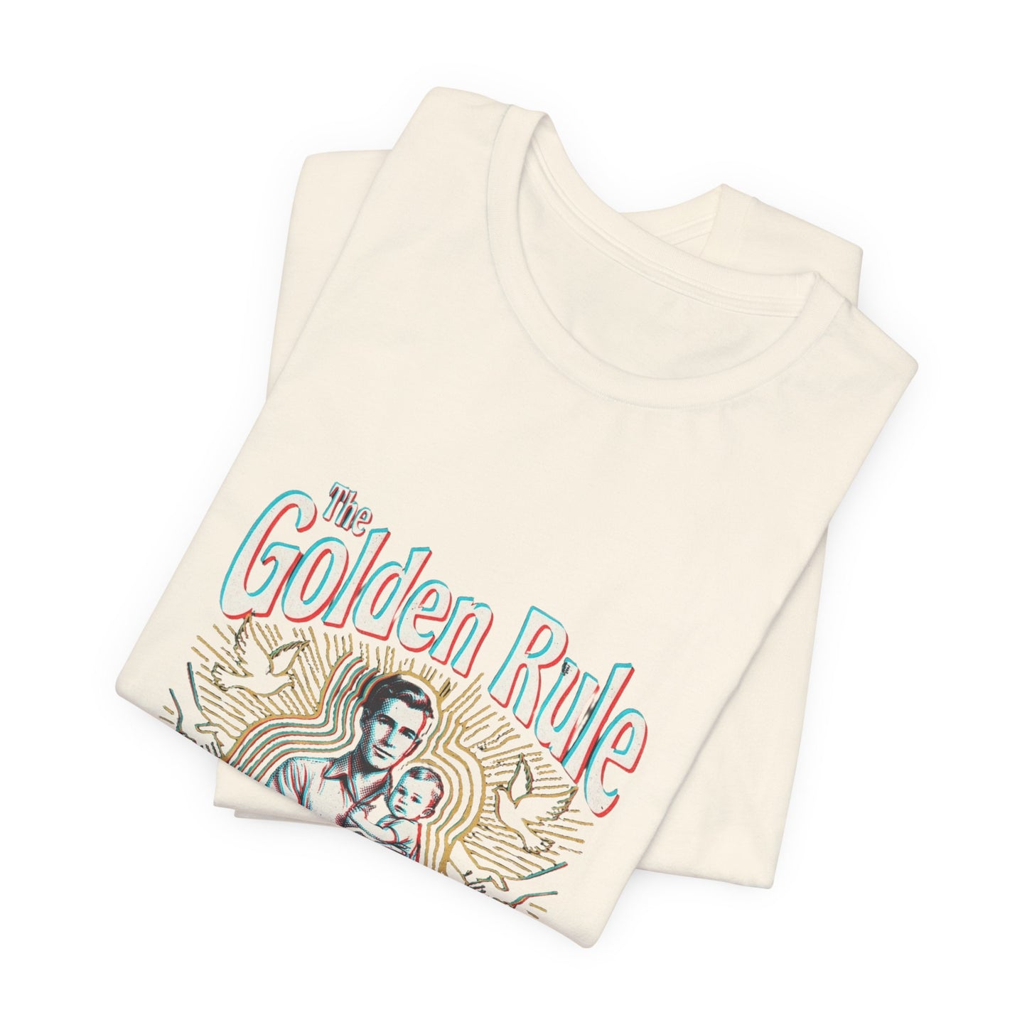 The Golden Rule Rising — Vintage Rock Tour Risograph