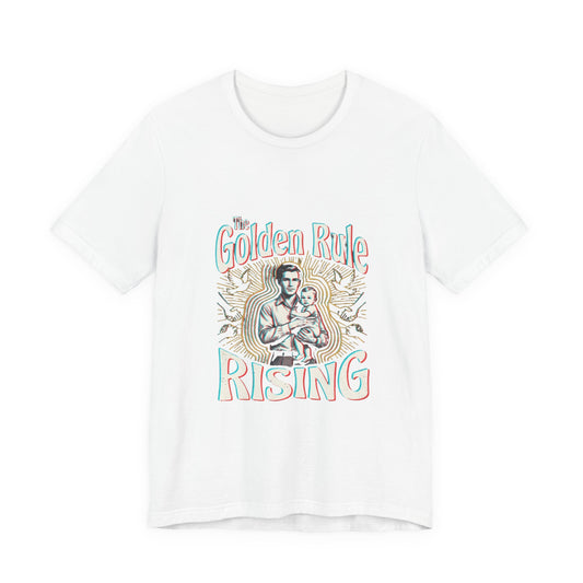 The Golden Rule Rising — Vintage Rock Tour Risograph