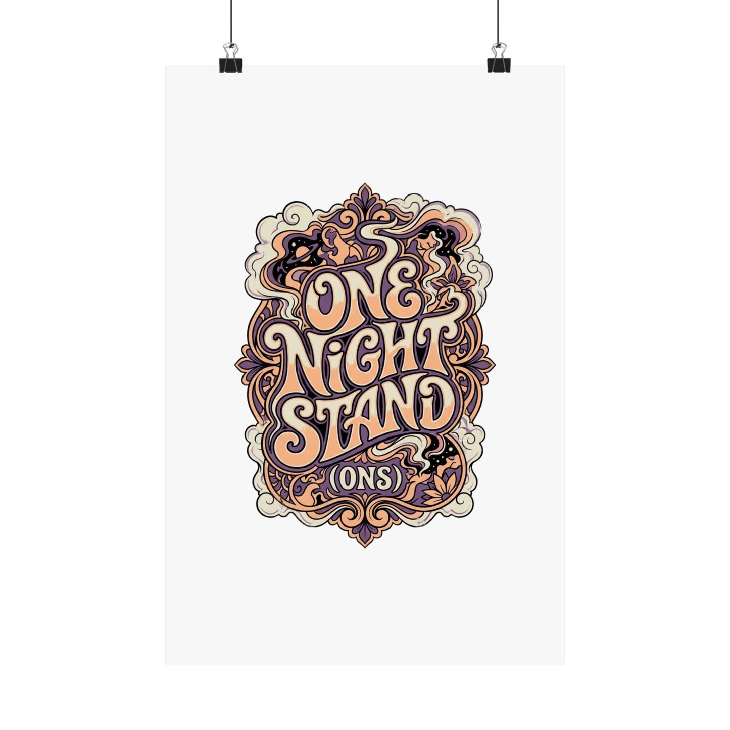 ONE NiGHT STAND (ONS) — Electric Psychedelic Poster Print