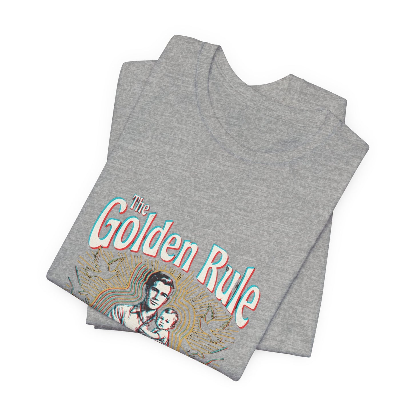 The Golden Rule Rising — Vintage Rock Tour Risograph