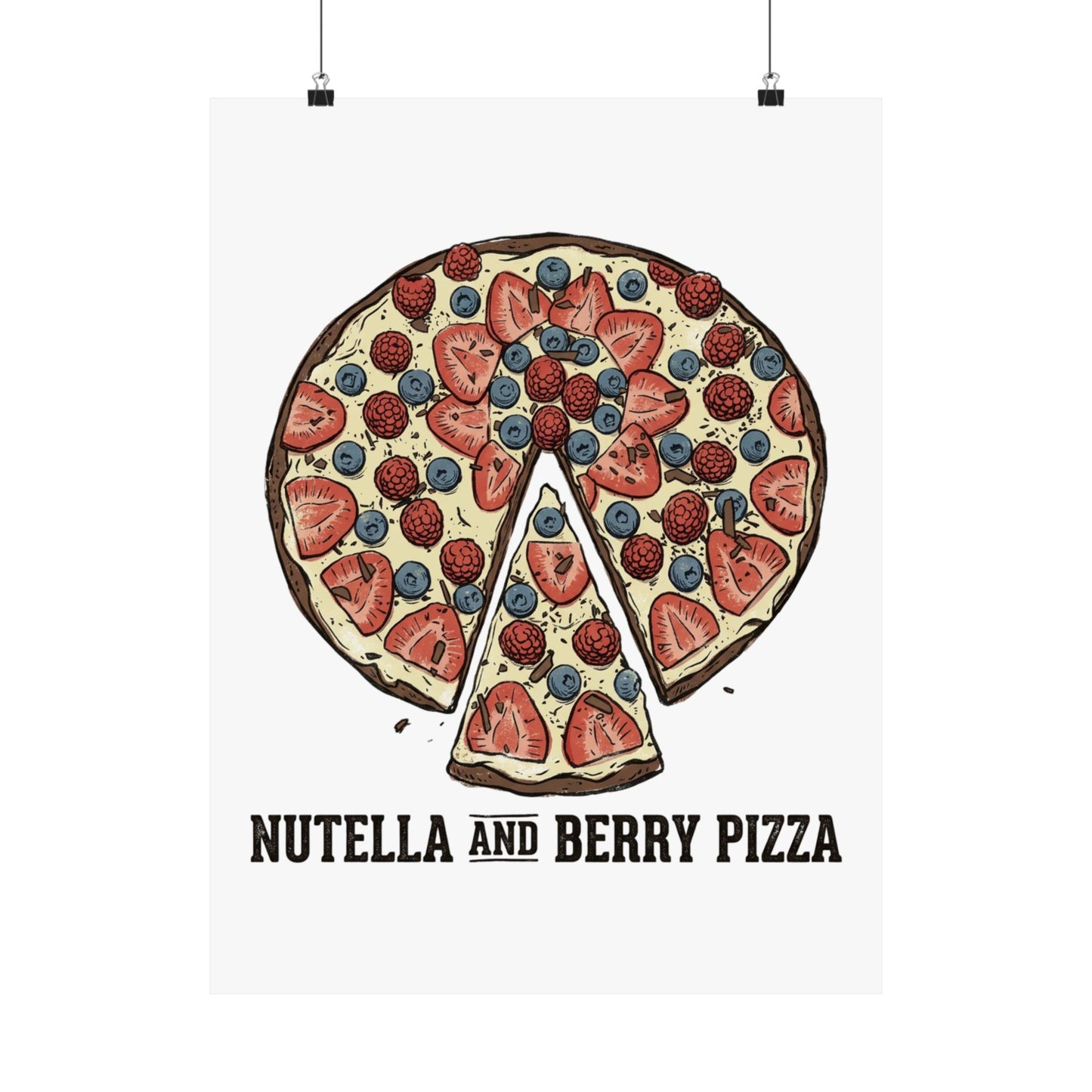 Nutella and Berry Pizza