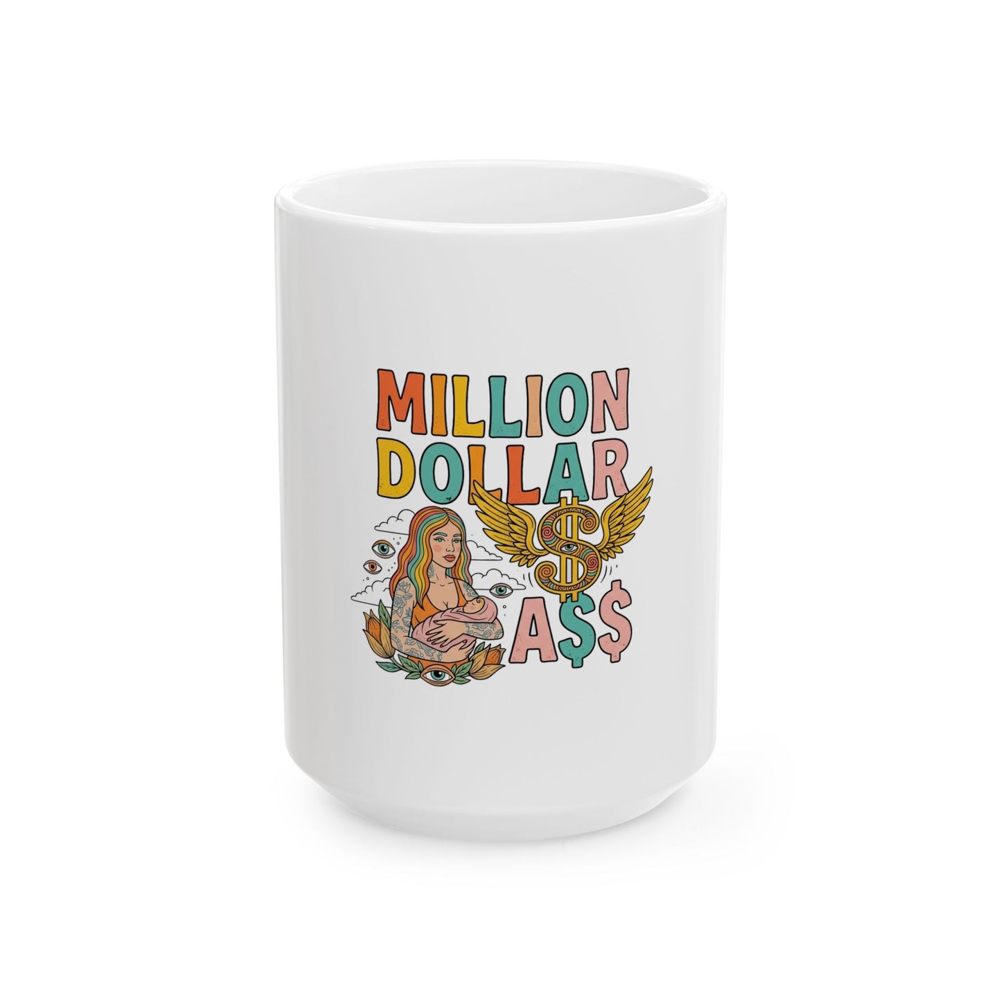 MILLION DOLLAR A$$ (feat. Fler) — Neo-Psychedelic Pop Line-Art