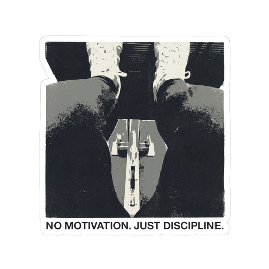 No motivation. Just discipline.