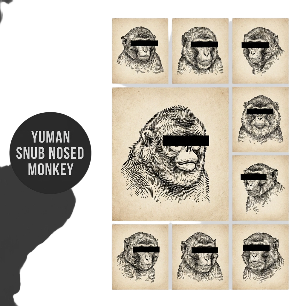 Yuman Snub Nosed Monkey